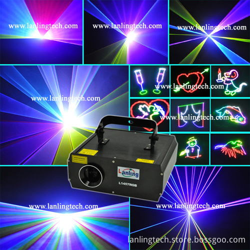 1W Multi Color RGB Animation Stage Laser Light